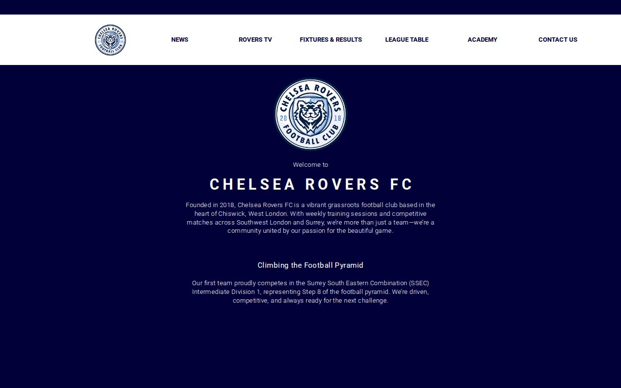 Chelsea Rovers Football Club | Since 2018